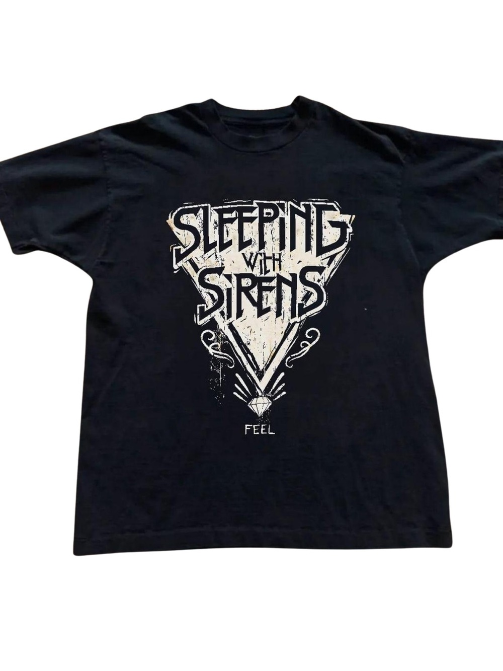 Gildan Sleeping With Sirens Black Graphic Band T-Shirt